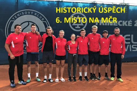 Dorost TENIS SLOVÁCKO slaví historický úspěch, z MČR přivezl 6. místo